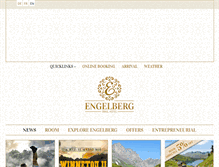 Tablet Screenshot of hotel-engelberg.ch